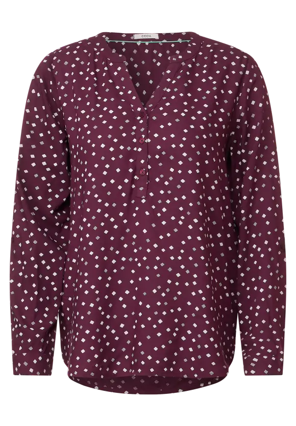 CECIL Bluse mit Punktemuster