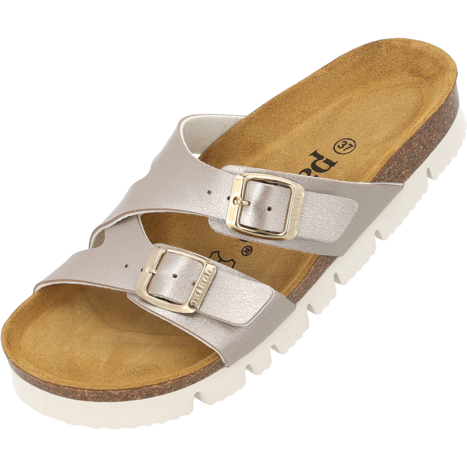 Palado Arrila PL, Pantoletten, Damen, Beige Metallic