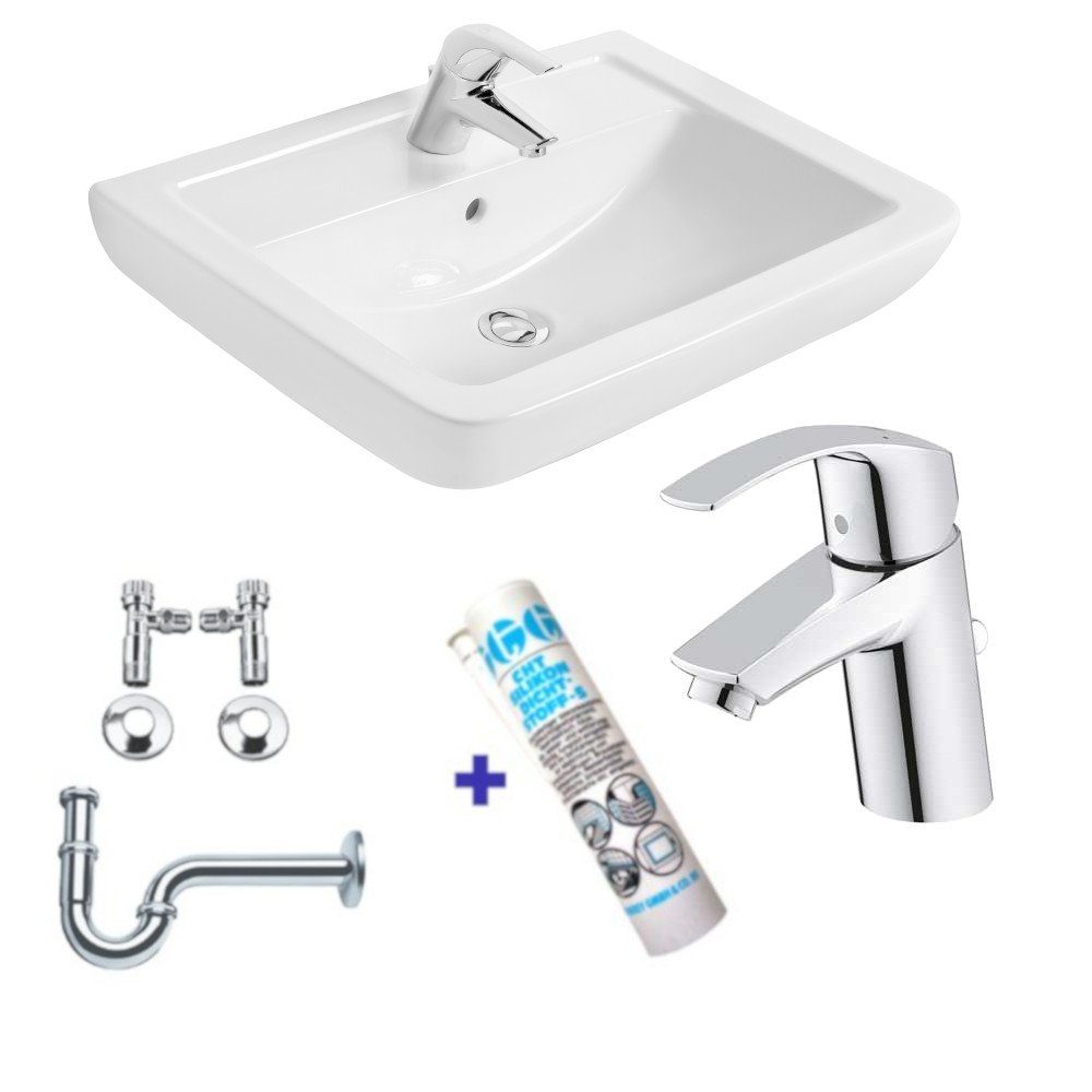 Ideal Standard Waschbecken Waschtisch 60 cm Ideal Standard Komplett-Set (Komplett-Set)