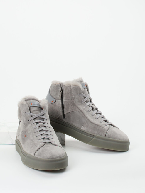 Schnürstiefelette-18034590010 Santoni