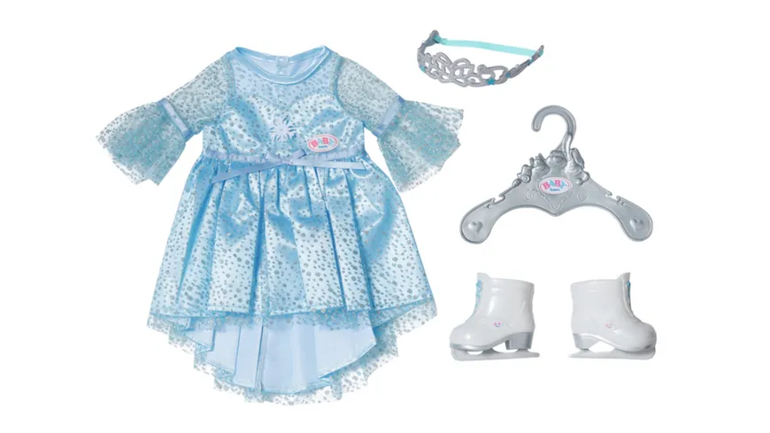 BABY born Eisprinzessin Kleid mit Schlittschuhen 43 cm