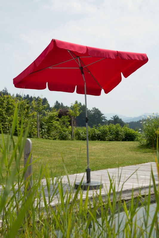 Schneider Schirme Schneider Sonnenschirm LOCARNO, ca. 180 x 120 cm, rot