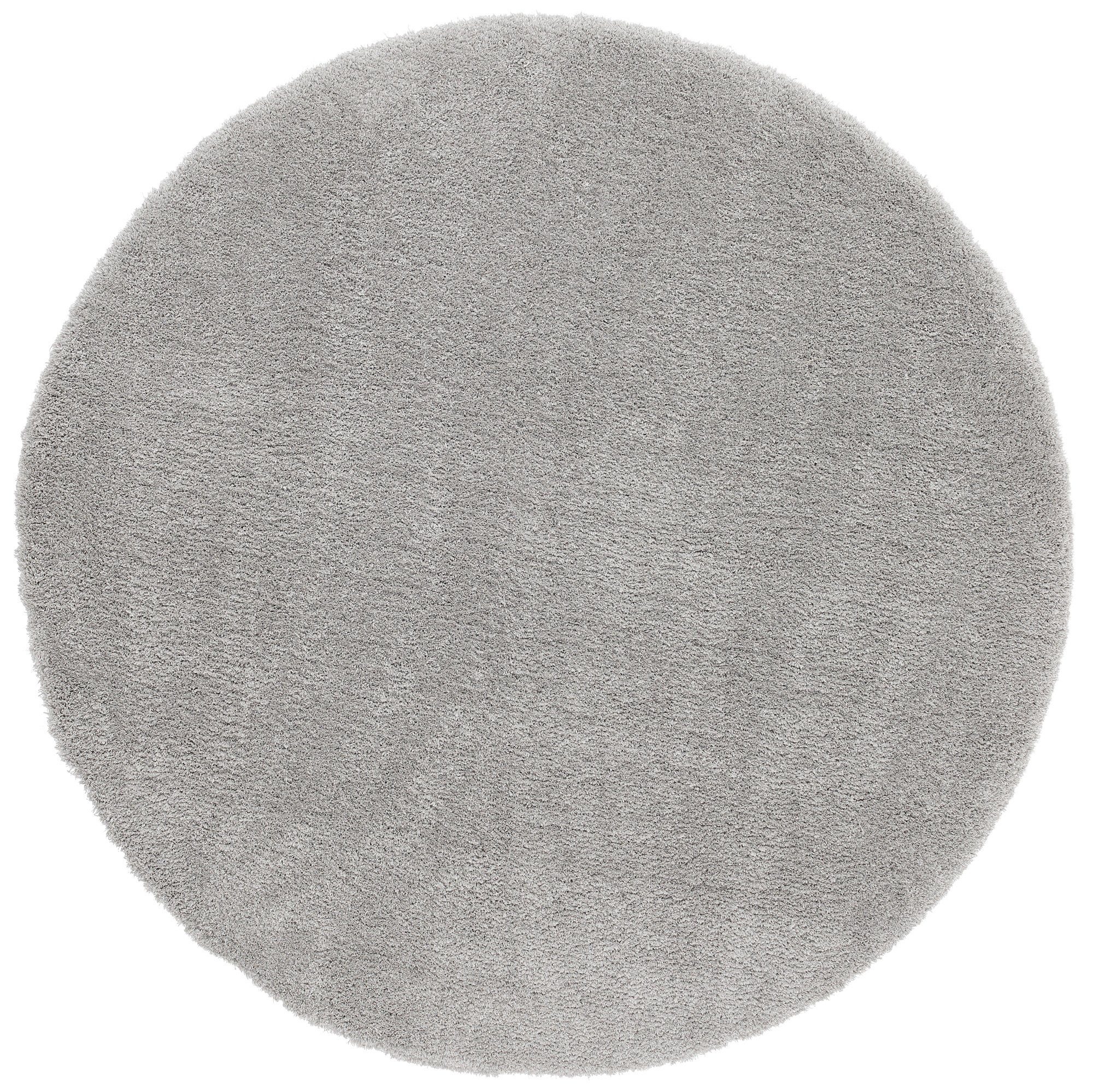 Hochflor-Teppich Luxus Hochflor Langflor Teppich Harmony Rund, Snapstyle, Rund, Höhe: 26 mm