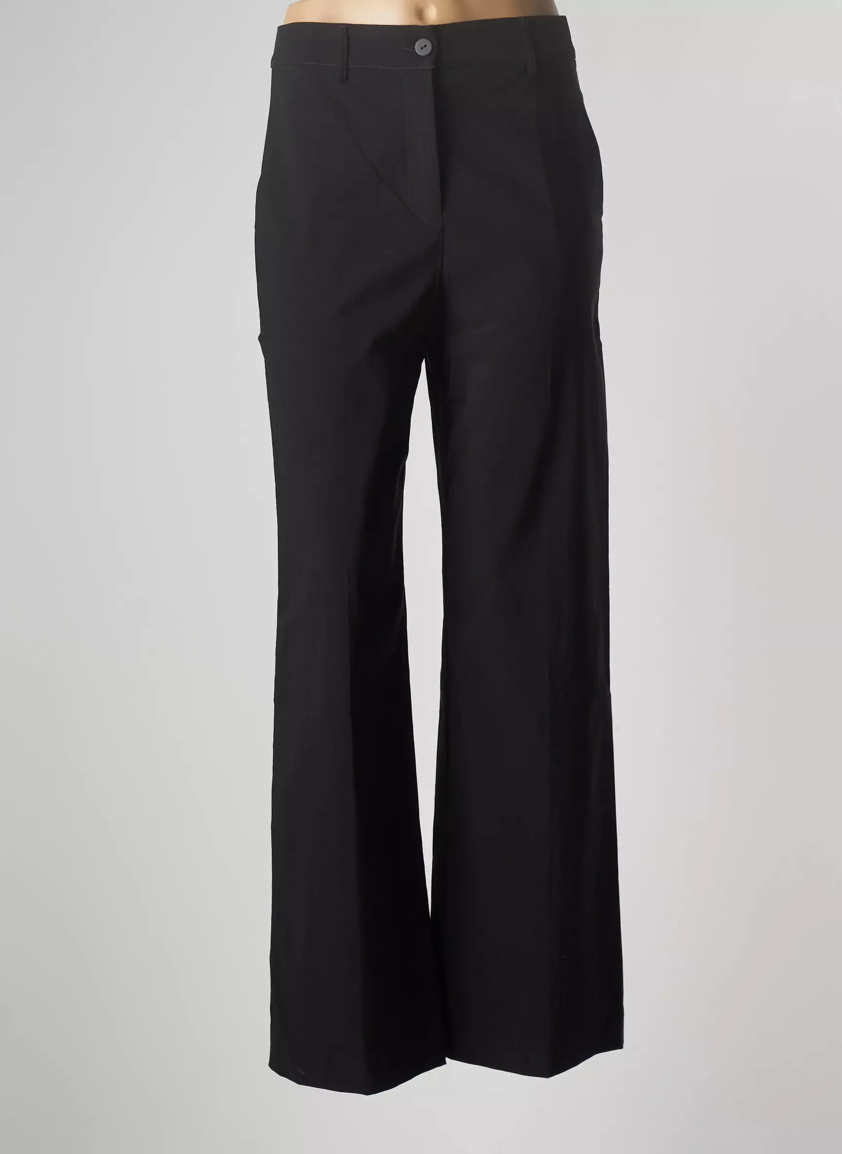 Pier Antonio Gaspari Pantalons Larges Femme couleur noir