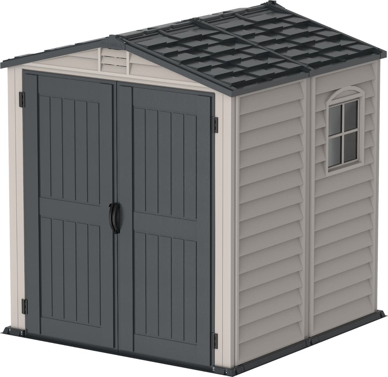 Duramax Kunststoffgerätehaus STOREMATE Plus 6x6´, 3,6 m² - Grau   Fußboden DURAMAX 30425