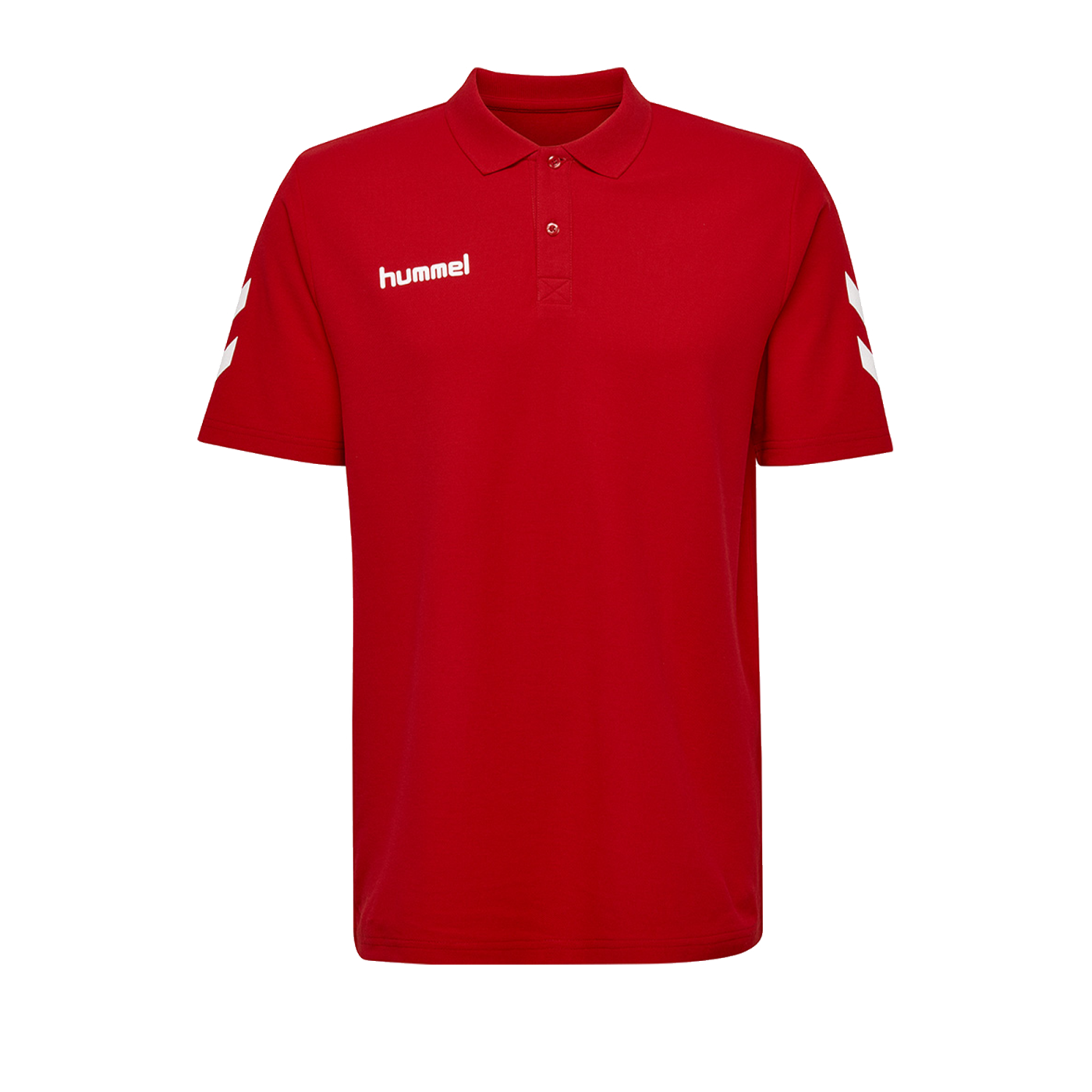 Hummel Cotton Poloshirt Rot F3062