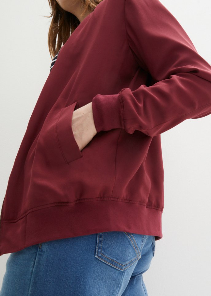 Blousonjacke mit Reißverschluss