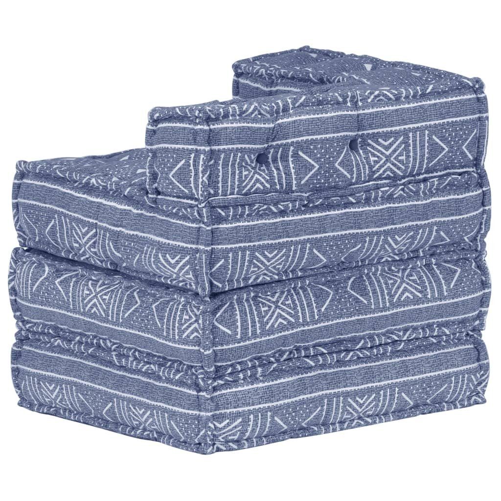 Klappmatratze 297477, möbelando, 69 cm hoch, (LxBxH: 70x70x69 cm), aus Baumwolle in Indigo