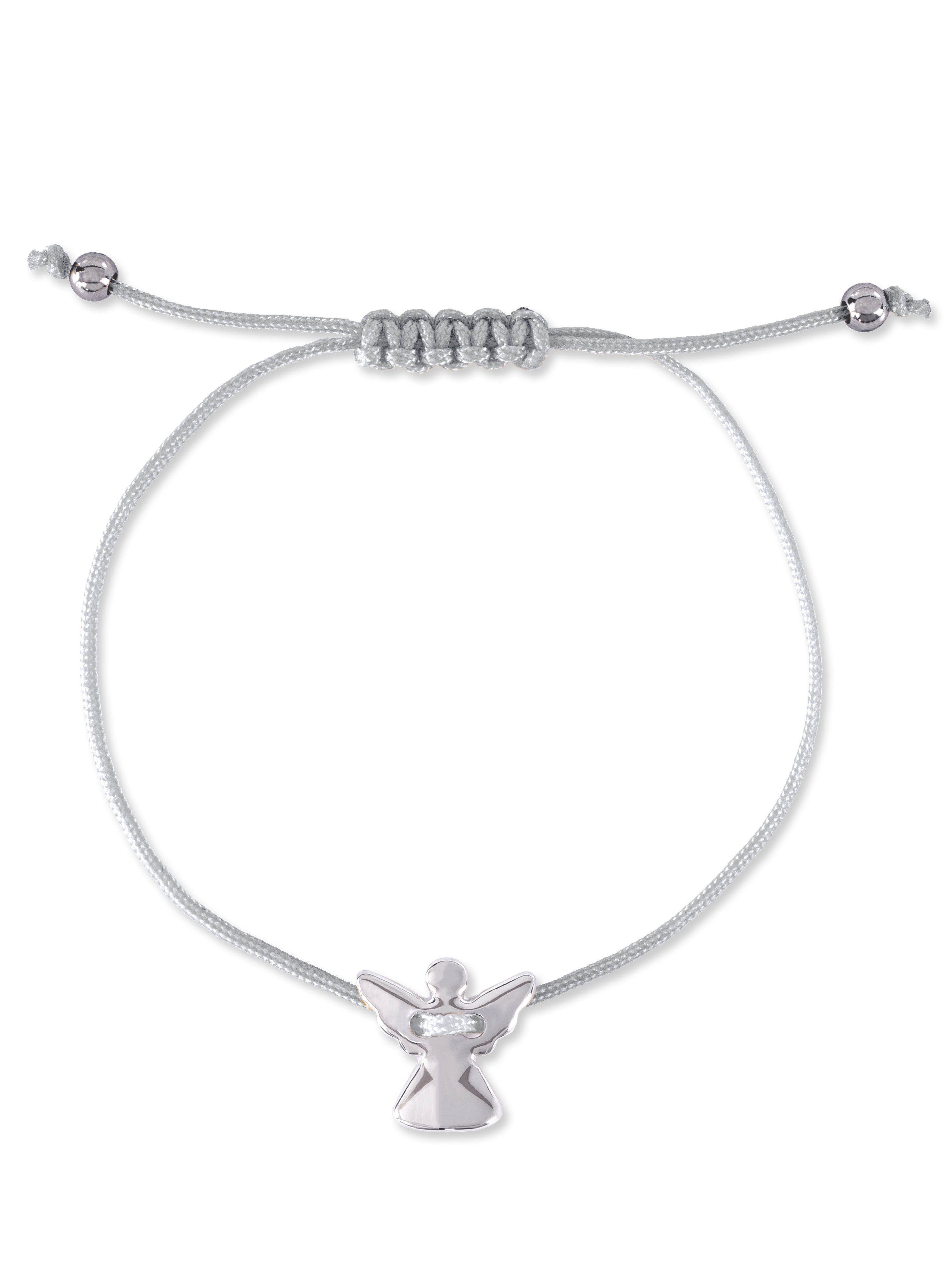 VIASOUL Armband Kleiner Schutzengel I Engel Armkette für Mädchen, stahlender Glanz