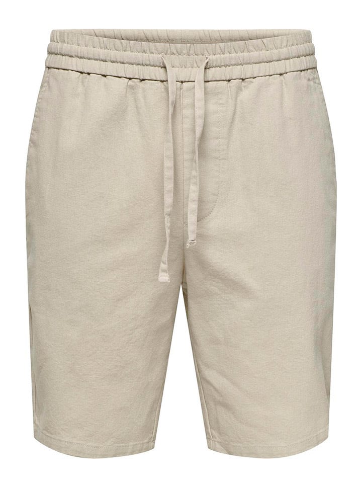 ONLY & SONS Shorts in Beige günstig kaufen