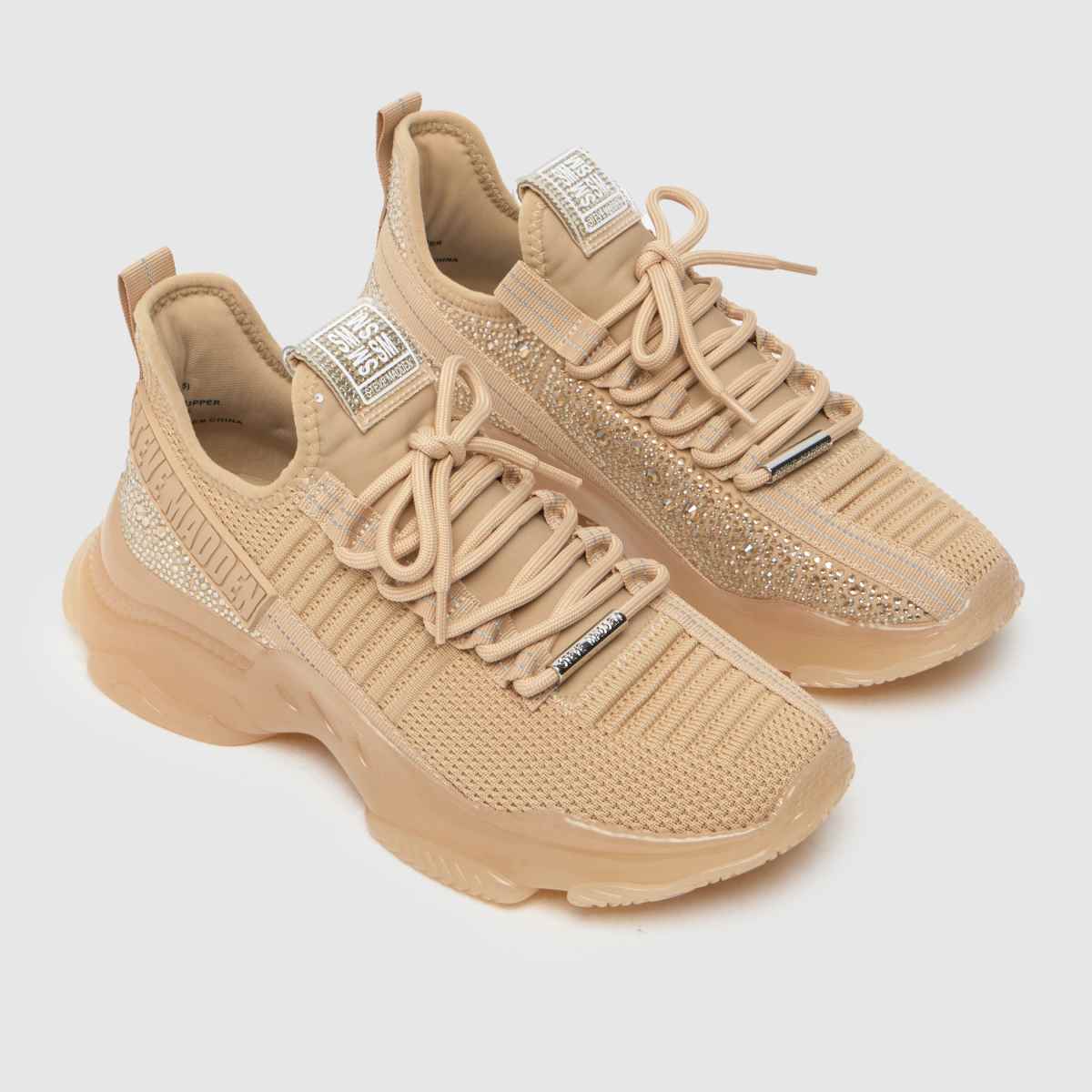 Steve Madden – Maxilla-R – Guldfärgade sneakers