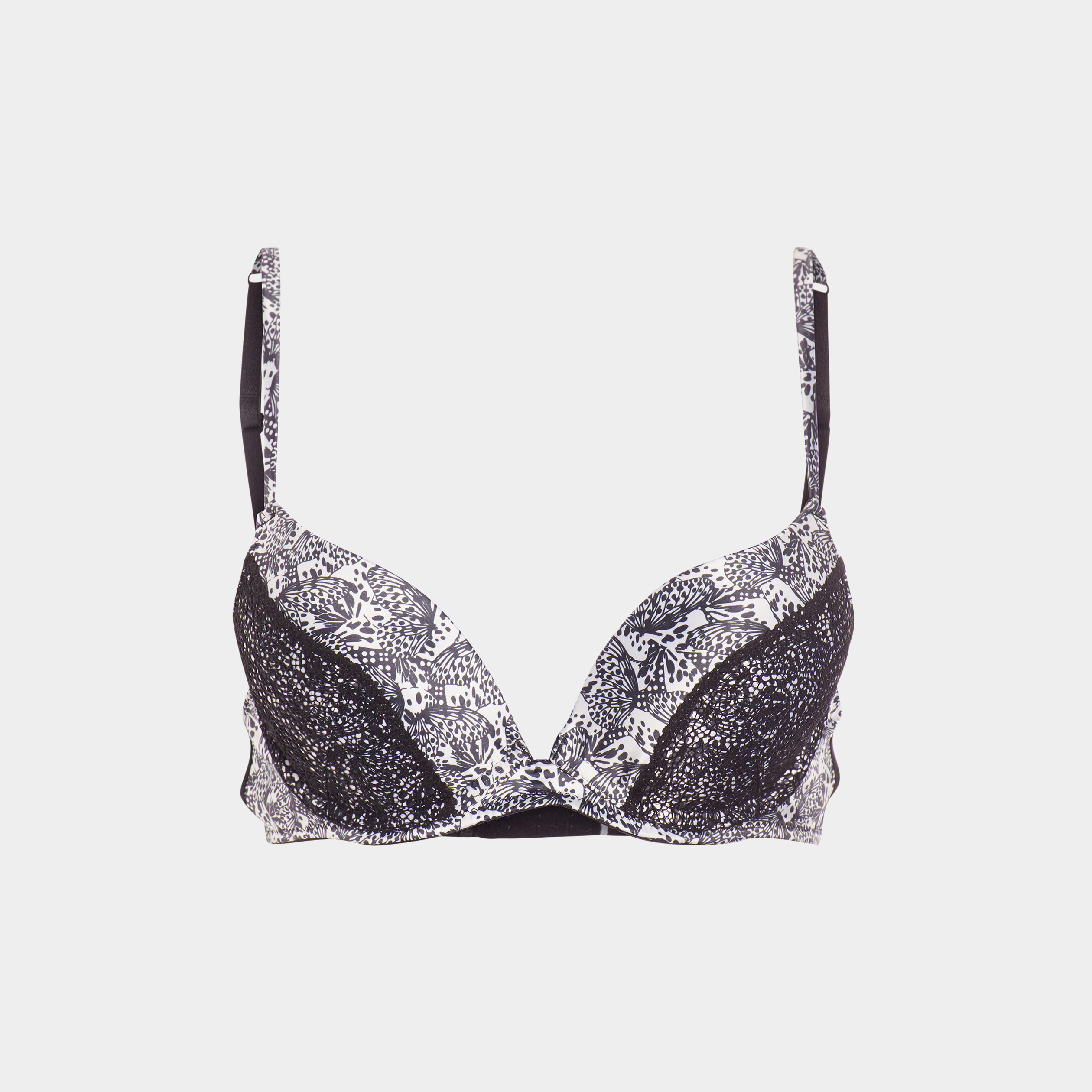 Soutien-gorge push-up paddé noir femme | La Halle