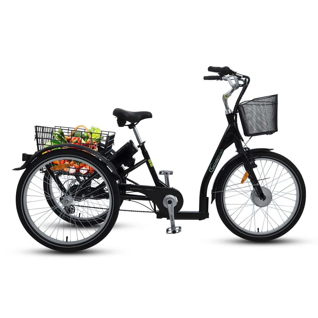 SachsenRad SachsenRad Lastenrad Dreirad T3A Trio mit Alarmanlage, Klapprad