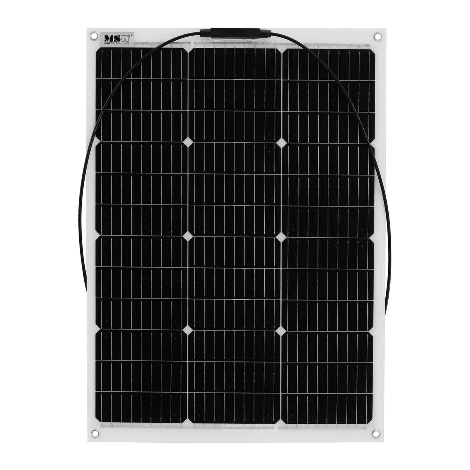 MSW Solarmodul Flexibles Solarpanel Monokristallin 70W Solarmodul