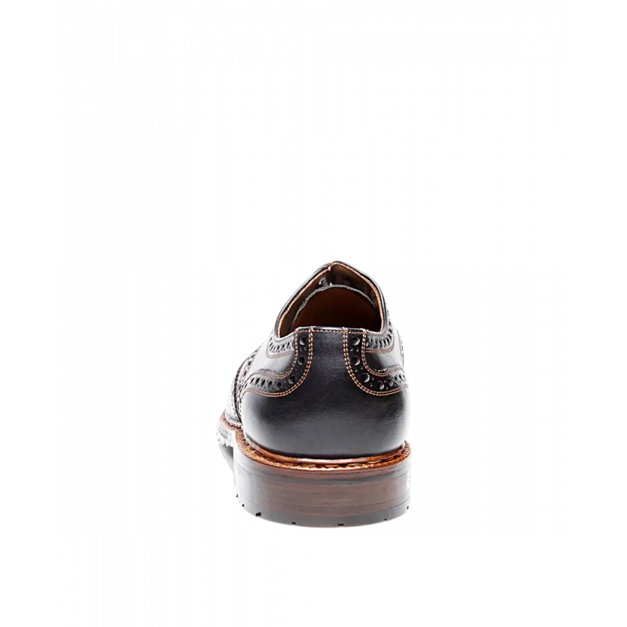 Heinrich Dinkelacker - Businessschuhe Derby JANOSH K FULL BROGUE FC Kalbsleder - schwarz