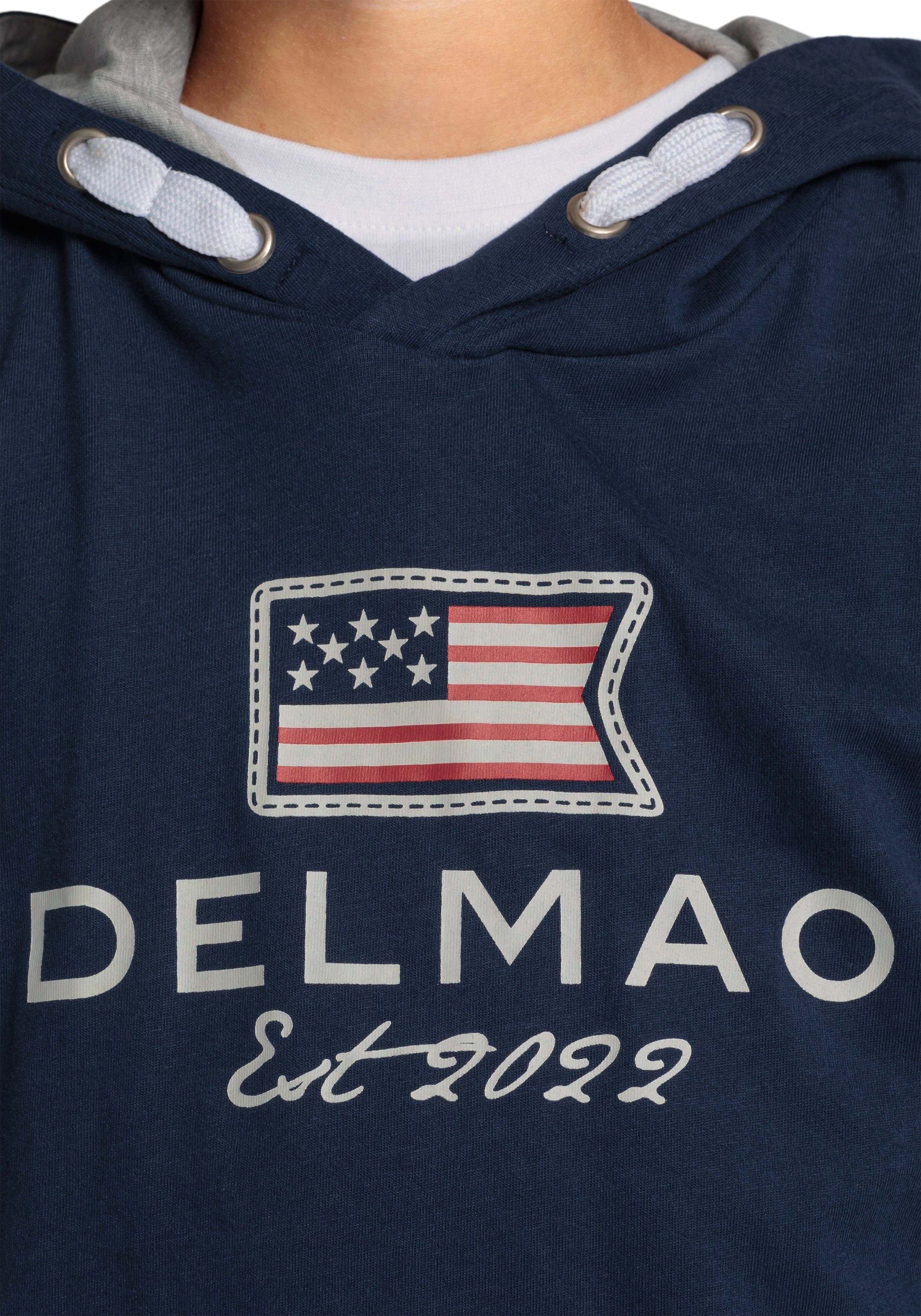DELMAO Kapuzenshirt für Jungen, mit gefütterter Kapuze. NEUE MARKE