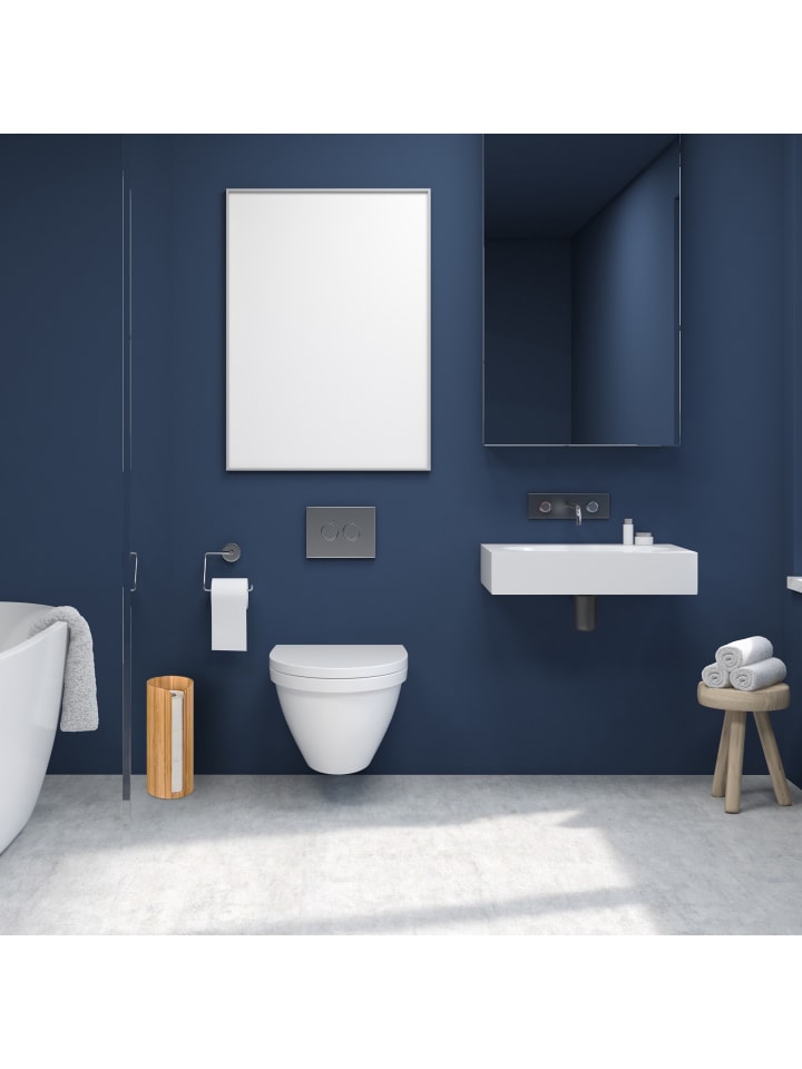 relaxdays Toilettenpapier Aufbewahrung in Natur - (H)33,5 x Ø14,5 cm günstig kaufen onesize