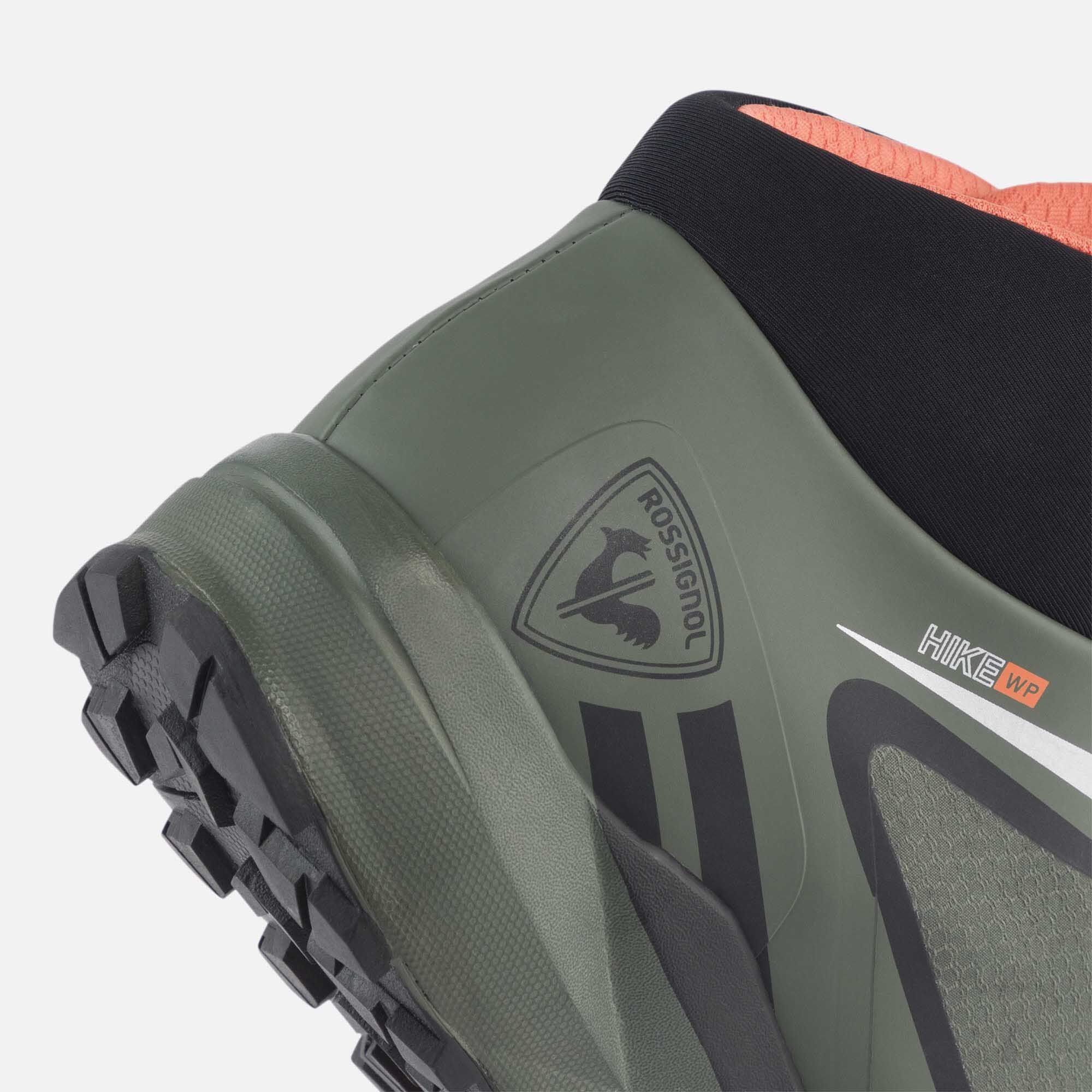 Chaussures de randonnée imperméables kaki homme