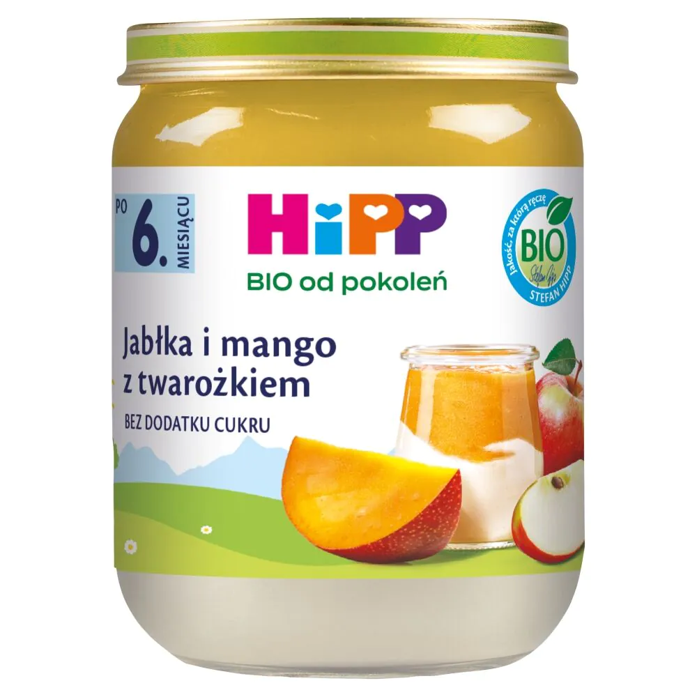 Hipp BIO Μήλα και Μάνγκο με Τυρί Cottage