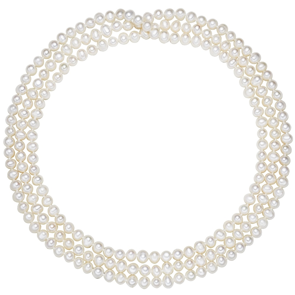 Valero Pearls Collier de perles Perle de culture d'eau douce Perle de culture d'eau douce en Bl collier