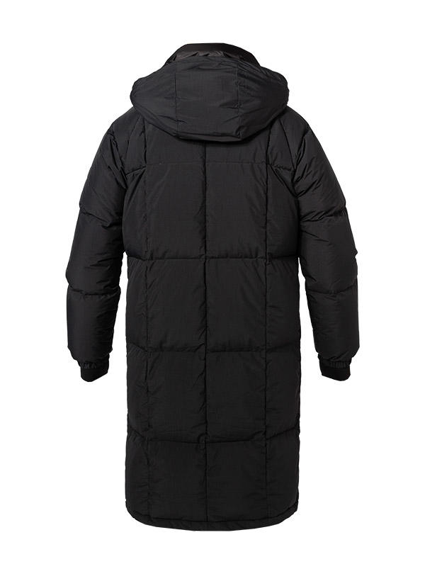 Quartz Co., Daunenmantel Jackson, Nylon wasserdicht, schwarz