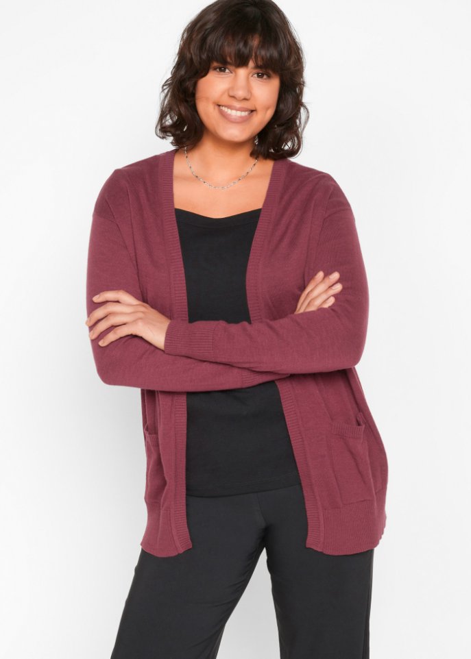 Strickjacke mit Eingriffstaschen