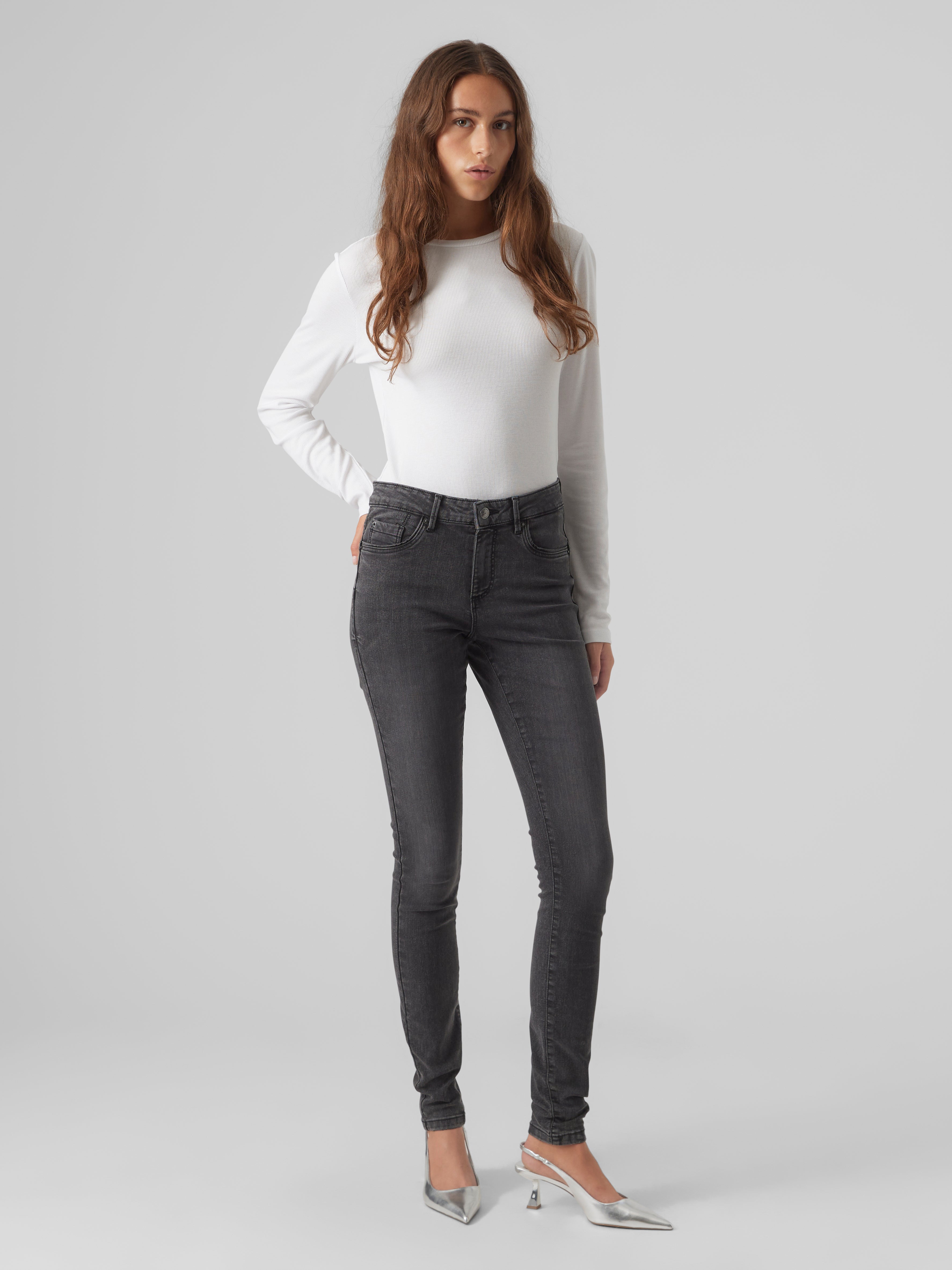 VMTANYA Mid Rise Slim Fit Jeans