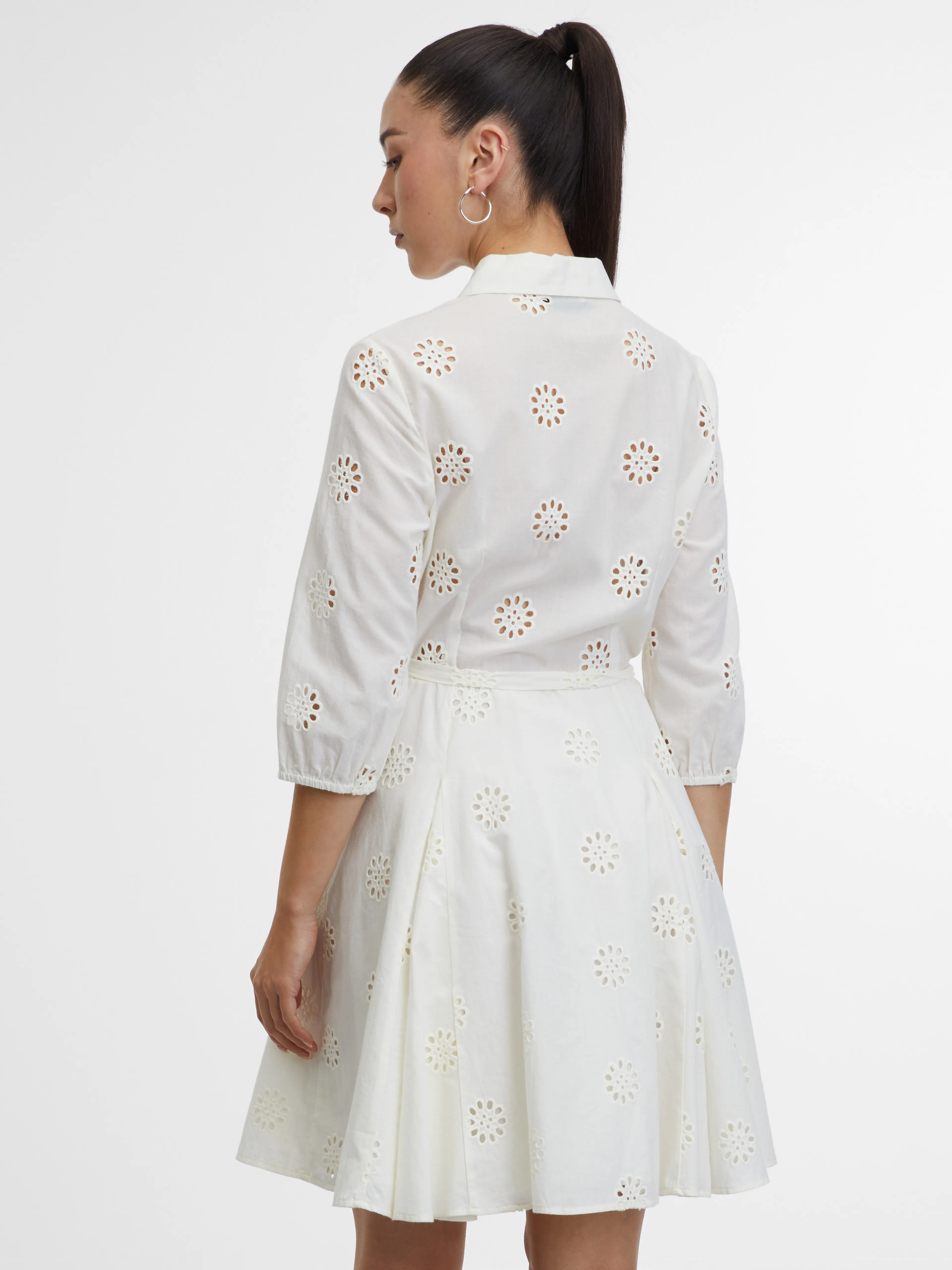 Weißes Damen-Hemdkleid ORSAY