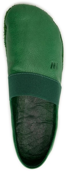 Martin Natur ~ Bio Leder Slipper Apache ~ Grün