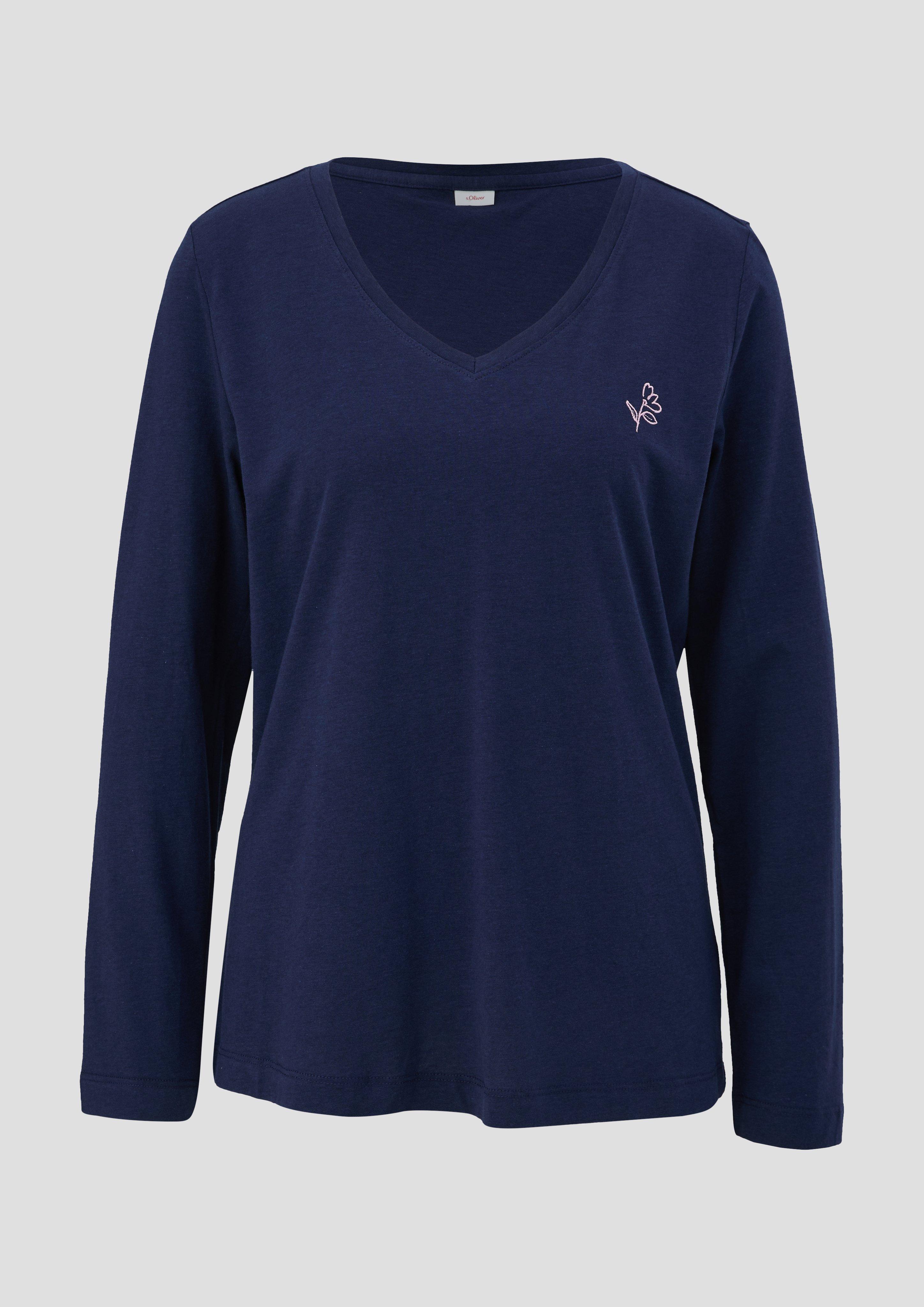 Loungewear Sweatshirt mit Stickerei-Detail  6009456-2573