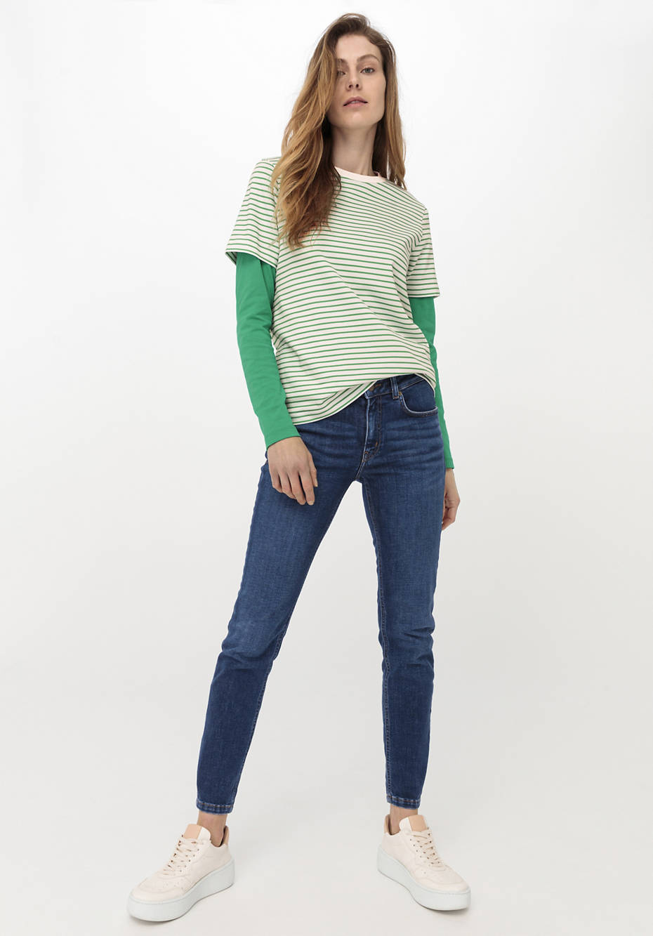Langarmshirt aus reiner Bio-Baumwolle