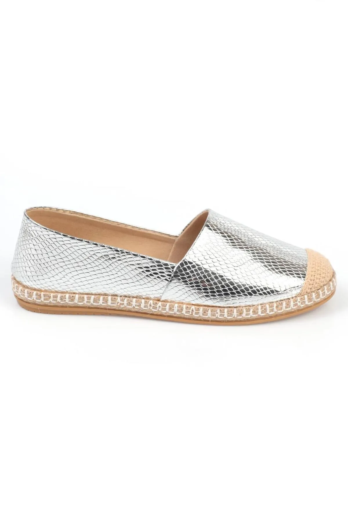 Capone Outfitters  Capone Silver Damen-Espadrille