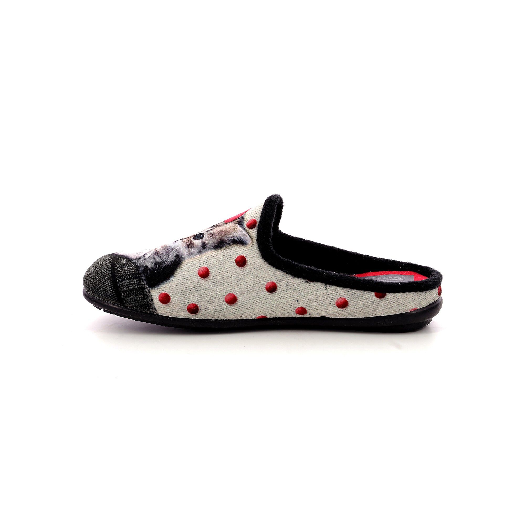 Chaussons forme mule motif chat SOFTFLEX