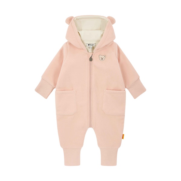 Strampler langarm, rosa für Mädchen