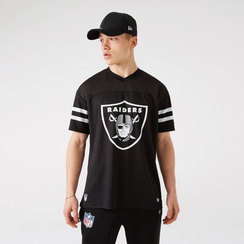 New Era NFL Las Vegas Raiders Outline Logo T-Shirt Herren