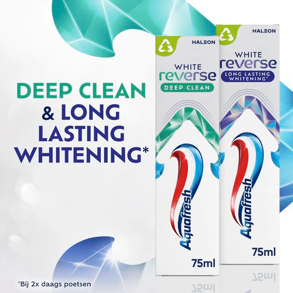 Aquafresh White Reverse Hosszantartó Erősítő TandPast 75ml