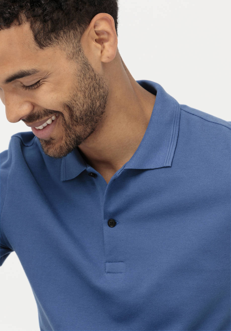 Poloshirt Zwirnjersey aus reiner Bio-Baumwolle