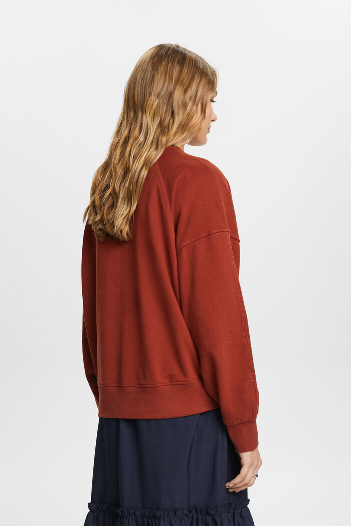 Recycelt: Sweatshirt mit Rundhalsausschnitt