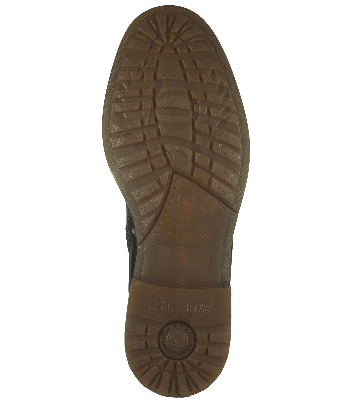 bugatti Stiefelette Leder Schnürstiefelette