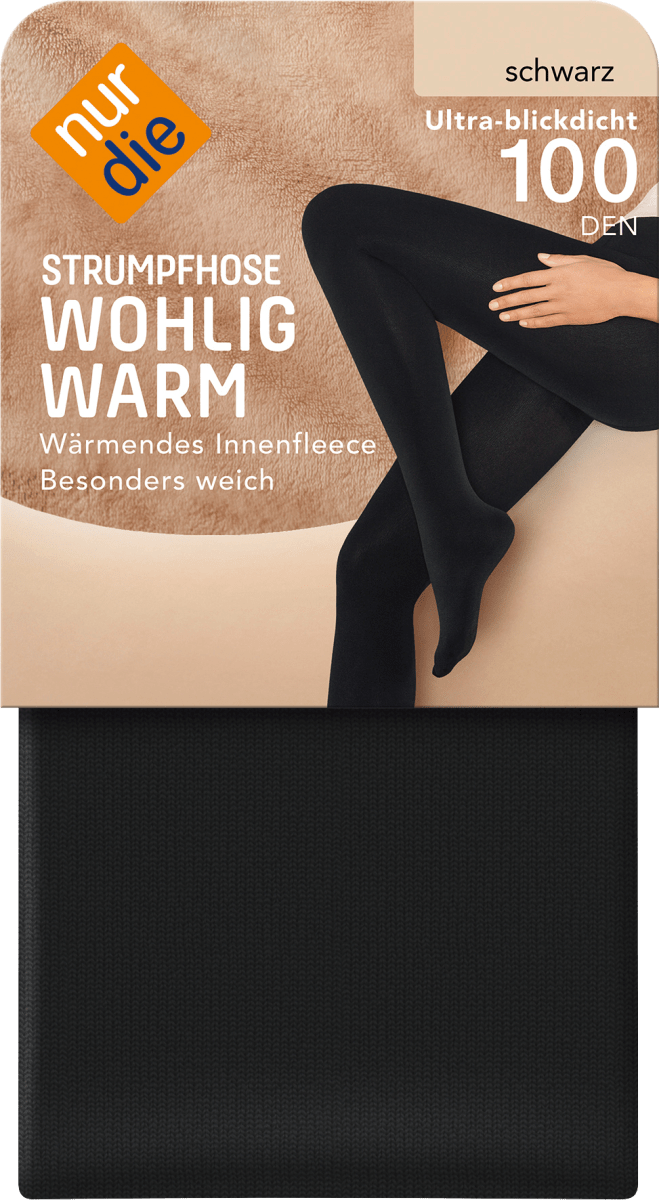 Strumpfhose Wohlig Warm schwarz Gr. 40/44, 1 St