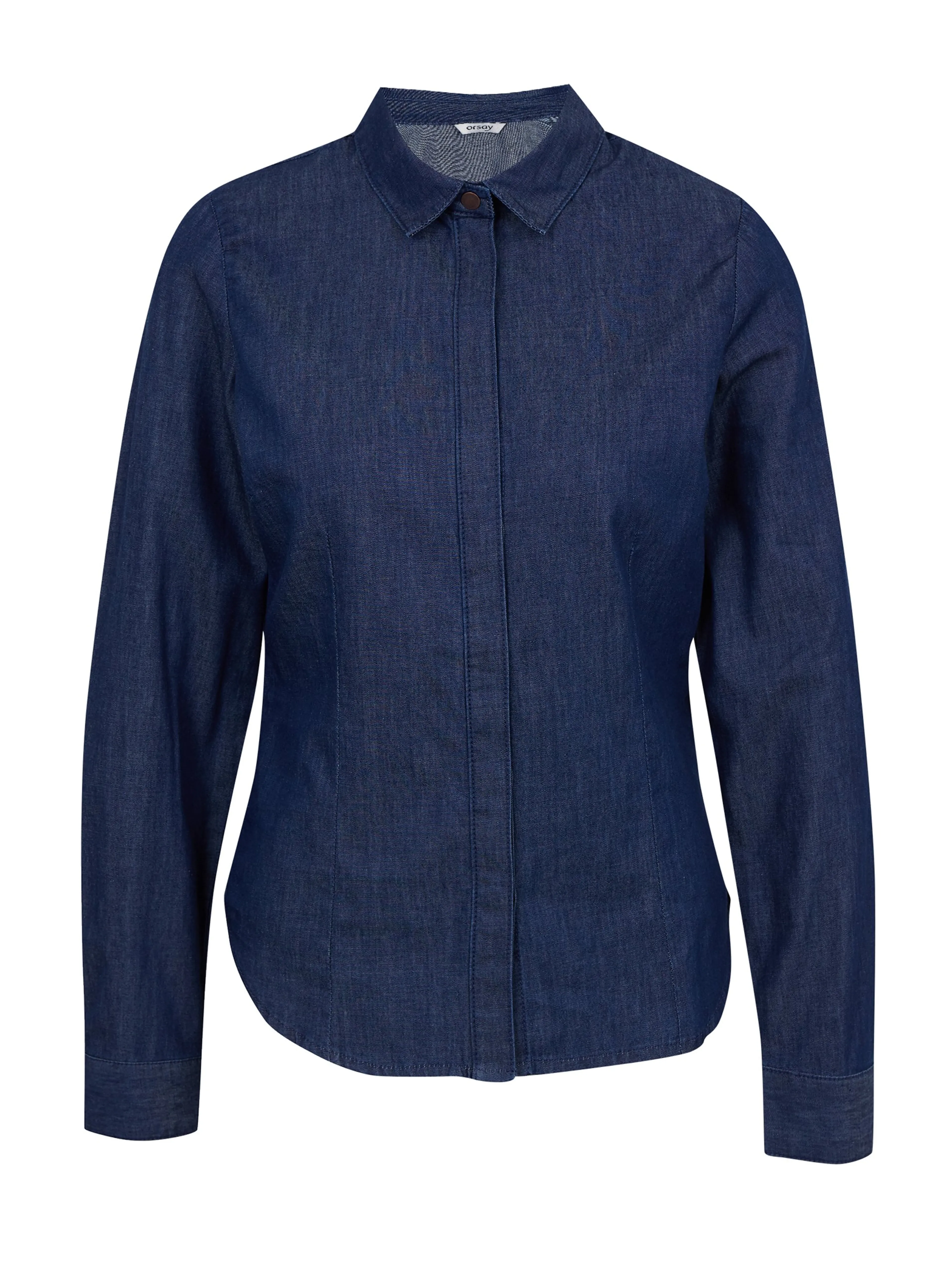Dunkelblaues Damen-Denim-Shirt ORSAY