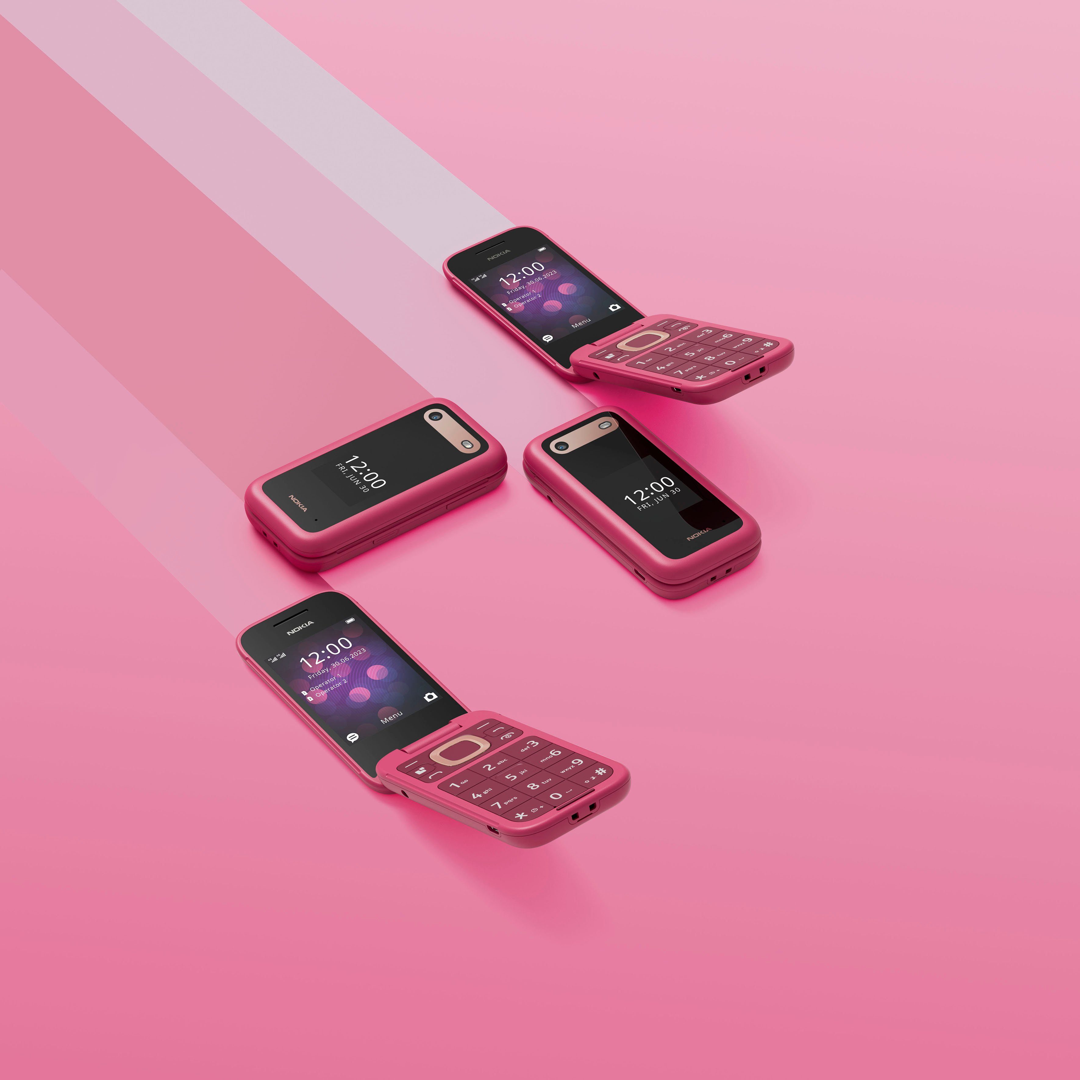 Nokia 2660 Flip Klapphandy (7,11 cm/2,8 Zoll, 0,13 GB Speicherplatz, 0,3 MP Kamera)