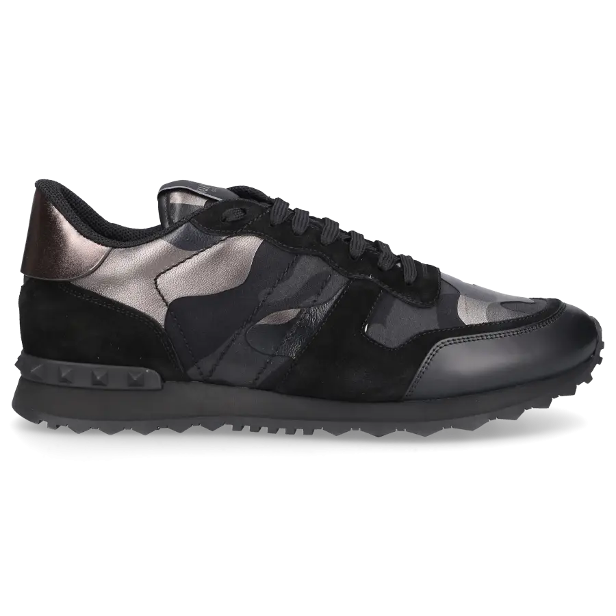 Valentino Garavani - Sneaker low ROCKRUNNER Kalbsleder - schwarz
