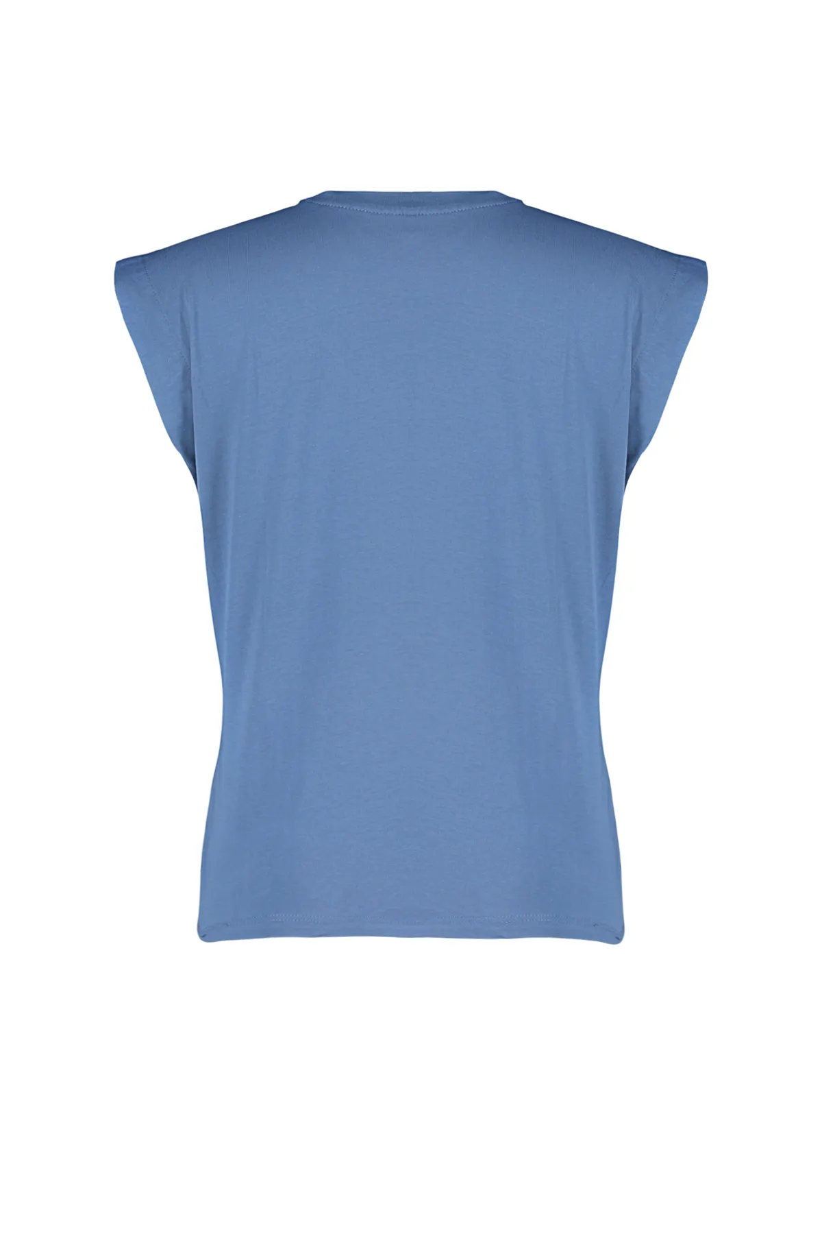 Trendyol Collection  Indigo*001 Basic-Strick-T-Shirt mit Rundhalsausschnitt aus 100 % Baumwollwatte TWOSS20TS0021