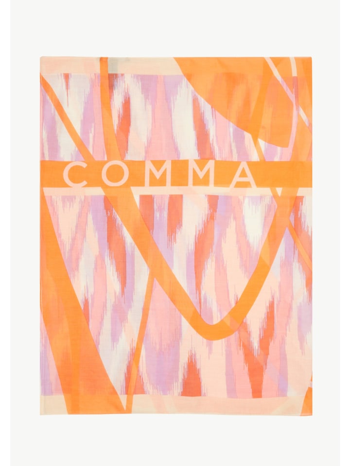 comma Tuch in Mehrfarbig-orange günstig kaufen 1