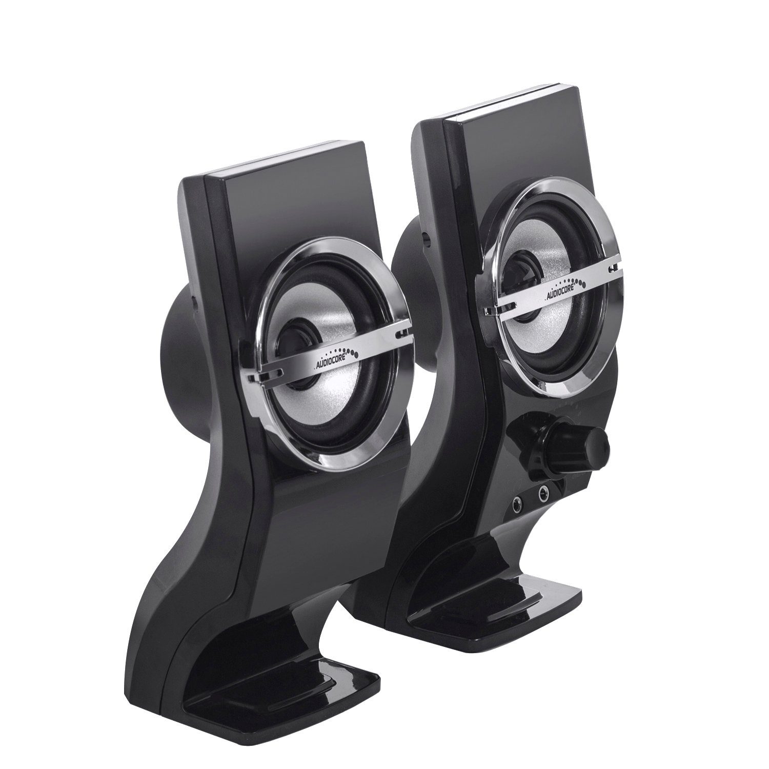 Audiocore AC805 Lautsprechersystem (3.5mm, 2x 3W, 60Hz - 20KHz, 4 Ohm, USB 5V)