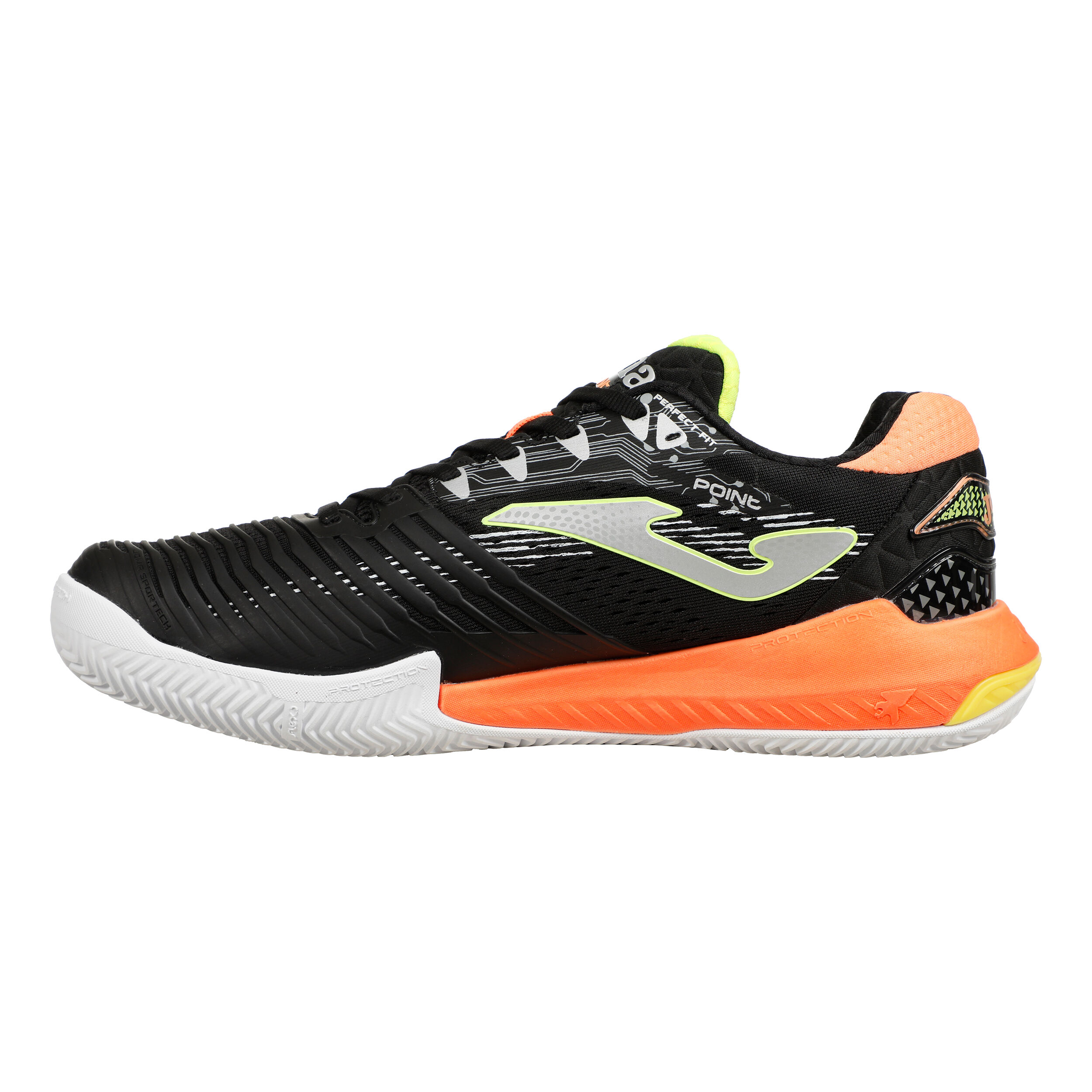 Point Sandplatzschuh Herren - Schwarz, Orange