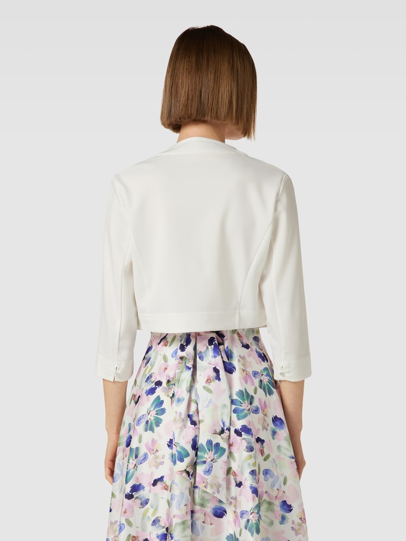 Bolero mit offener Vorderseite in offwhite