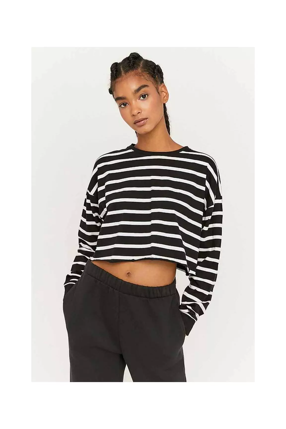 Tally Weijl Crop Tops Femme couleur noir
