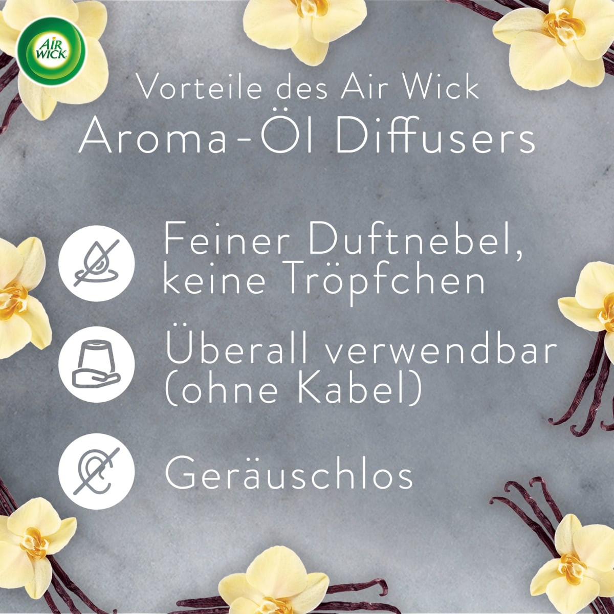 Lufterfrischer Aroma-Öl Verwöhnende Vanille Nachfüllpack, 20 ml